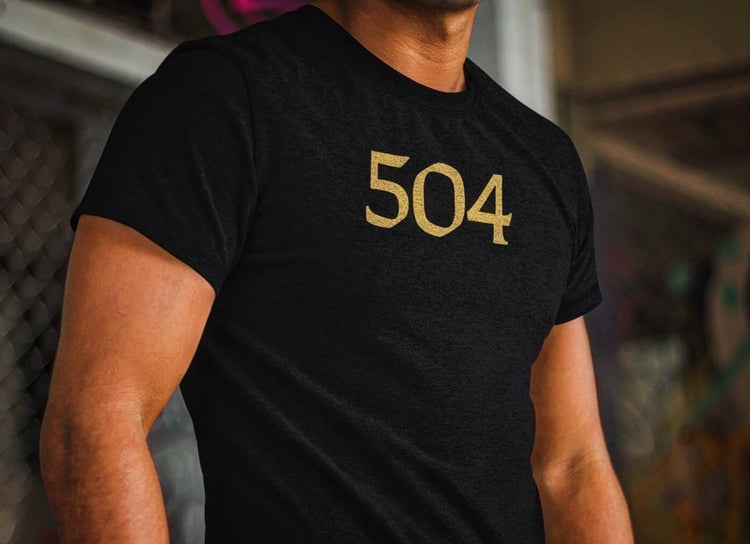 504 Black &amp; Gold Tee