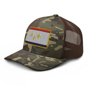 Camouflage New Orleans Flag Trucker Hat