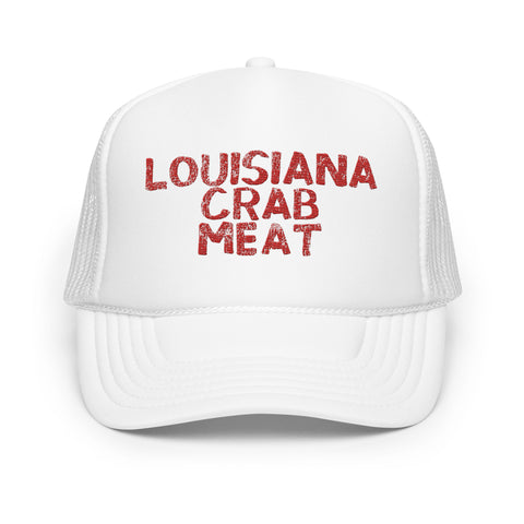 Louisiana Crab Meat Foam Trucker Hat