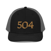 504 Black & Gold Football Trucker Hat