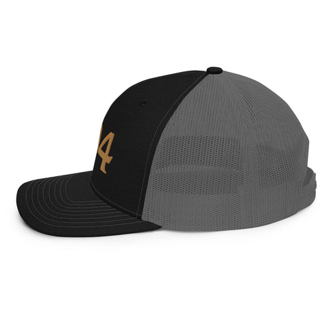 504 Black & Gold Football Trucker Hat