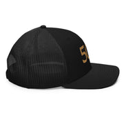 504 Black & Gold Football Trucker Hat