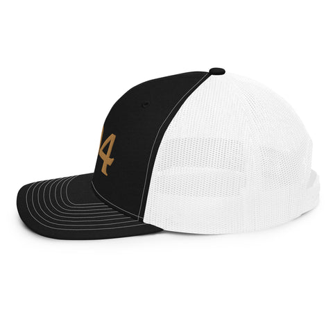 504 Black & Gold Football Trucker Hat