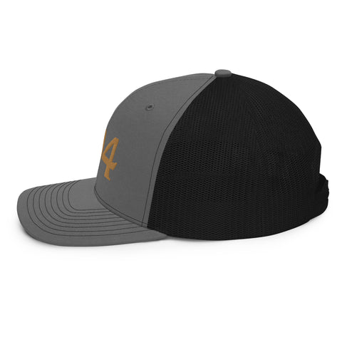 504 Black & Gold Football Trucker Hat