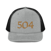 504 Black & Gold Football Trucker Hat