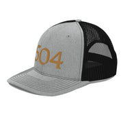 504 Black & Gold Football Trucker Hat