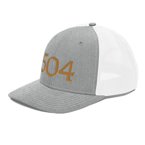 504 Black & Gold Football Trucker Hat