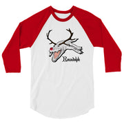 Rouxdolph 3/4 Sleeve Raglan T-Shirt