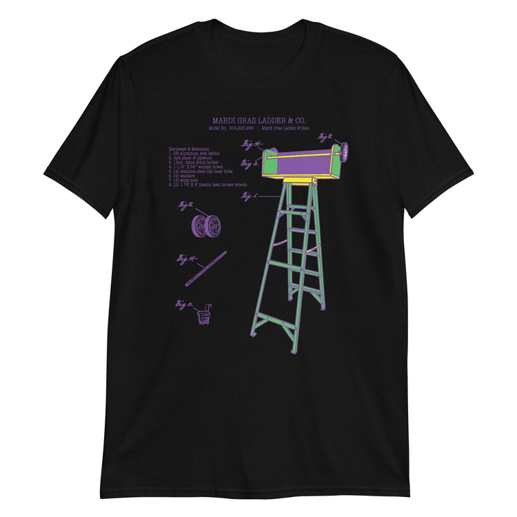 FLY - Mardi Gras Laddar & Co. Unisex T-Shirt - NOLA REPUBLIC T-SHIRT CO.