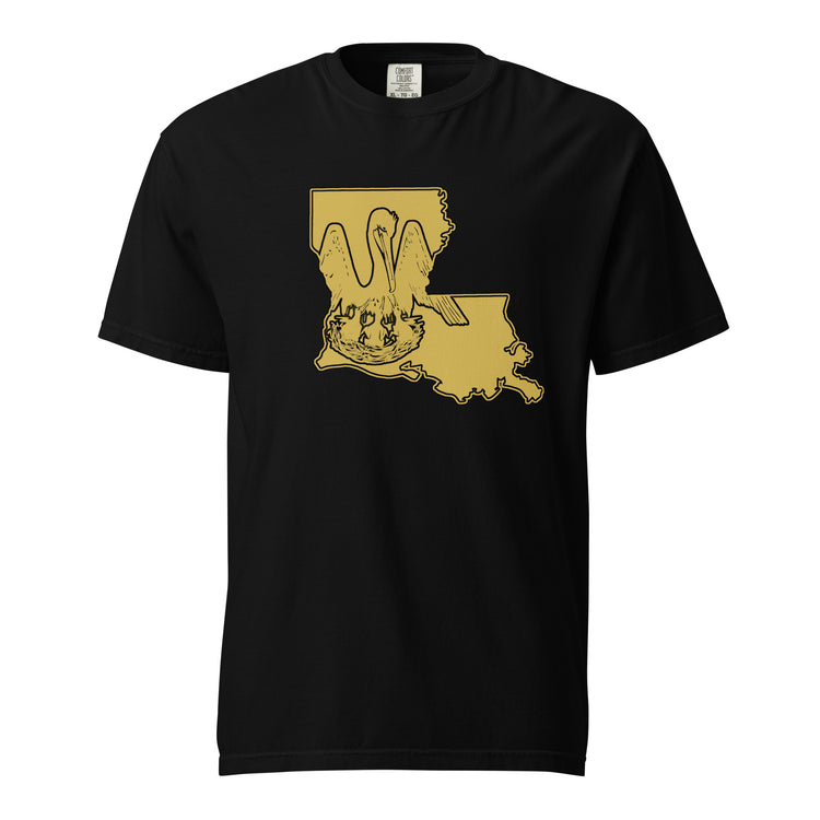 The GOLDEN BOOT Unisex Garment-dyed T-Shirt - NOLA REPUBLIC T-SHIRT CO.
