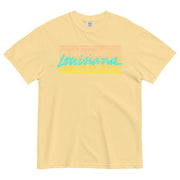 Louisiana 1989 Vintage Pop Unisex Garment-Dyed T-Shirt