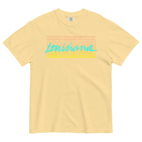 Louisiana 1989 Vintage Pop Unisex Garment-Dyed T-Shirt