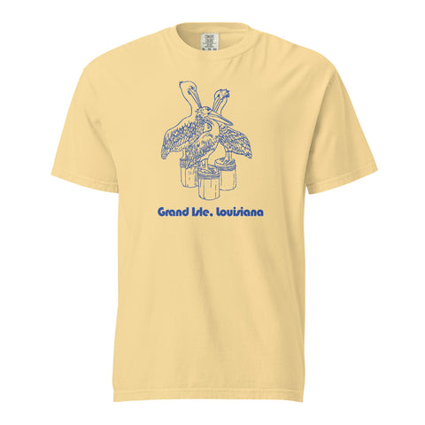 Grand Isle Pelicans Unisex Garment-dyed T-Shirt