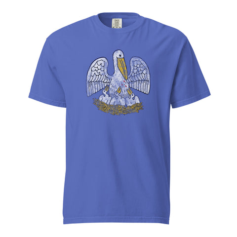 Louisiana State Pelican Unisex Garment-dyed T-Shirt