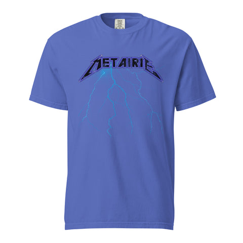 METAIRIE Ride The Lightning Unisex Garment-dyed T-Shirt