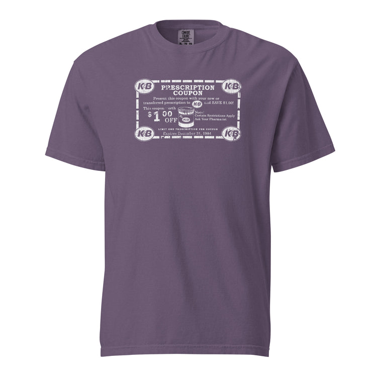 Retro K & B Coupon Unisex Garment-dyed T-Shirt