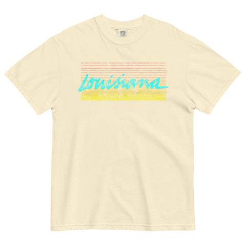 Louisiana 1989 Vintage Pop Unisex Garment-Dyed T-Shirt