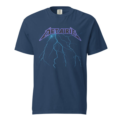 METAIRIE Ride The Lightning Unisex Garment-dyed T-Shirt