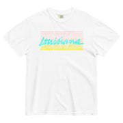 Louisiana 1989 Vintage Pop Unisex Garment-Dyed T-Shirt