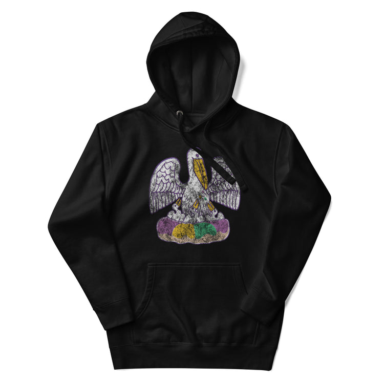 King Cake State of Mind Unisex Hoodie - NOLA REPUBLIC T-SHIRT CO.