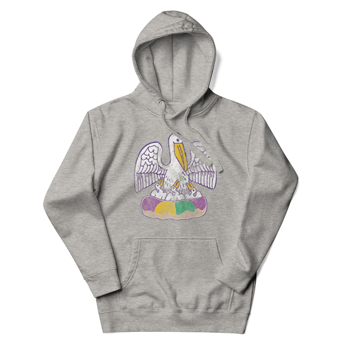 King Cake State of Mind Unisex Hoodie - NOLA REPUBLIC T-SHIRT CO.
