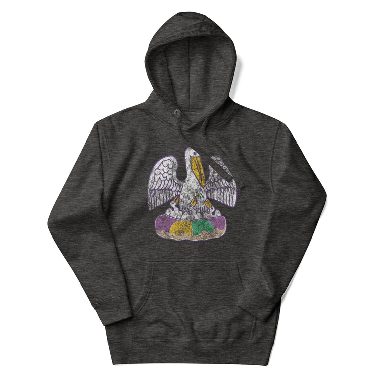 King Cake State of Mind Unisex Hoodie - NOLA REPUBLIC T-SHIRT CO.