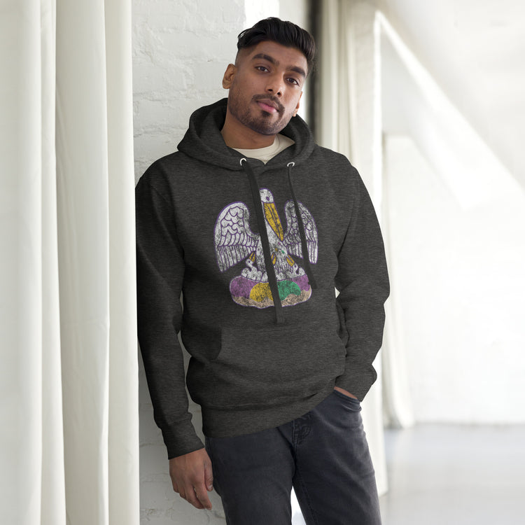 King Cake State of Mind Unisex Hoodie - NOLA REPUBLIC T-SHIRT CO.