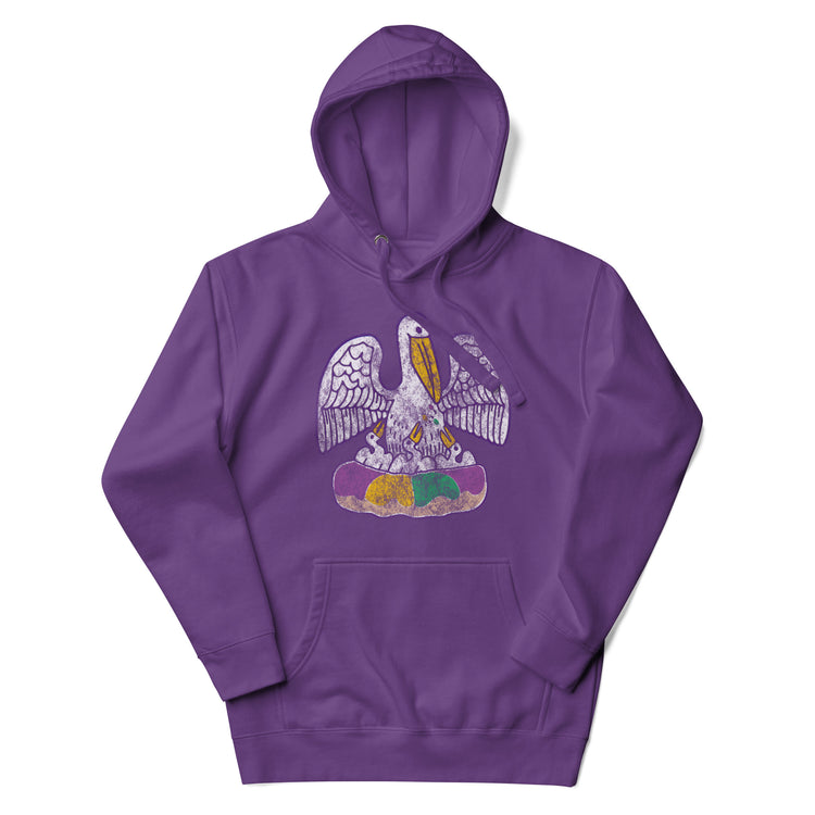 King Cake State of Mind Unisex Hoodie - NOLA REPUBLIC T-SHIRT CO.