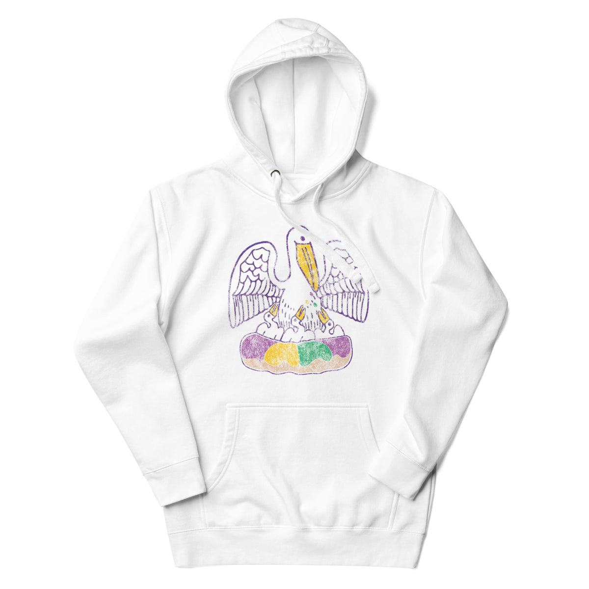 King Cake State of Mind Unisex Hoodie - NOLA REPUBLIC T-SHIRT CO.