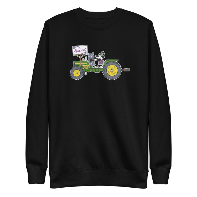 Steamboat Float #1 Tractor Unisex Premium Cotton Sweatshirt - NOLA REPUBLIC T-SHIRT CO.