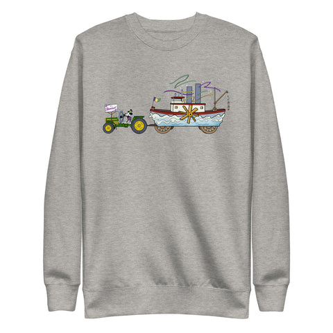 Steamboat Float #1 Unisex Premium Cotton Sweatshirt