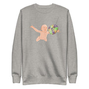 Nevermind Dat King Cake Baby Unisex Premium Cotton Sweatshirt