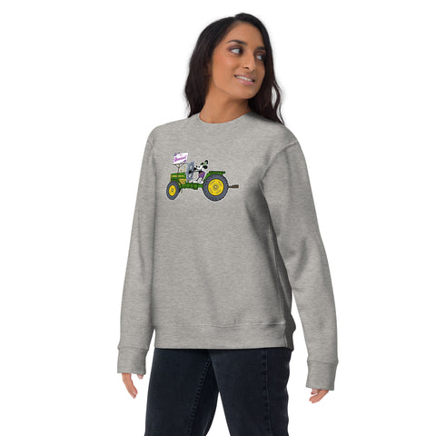 Steamboat Float #1 Tractor Unisex Premium Cotton Sweatshirt