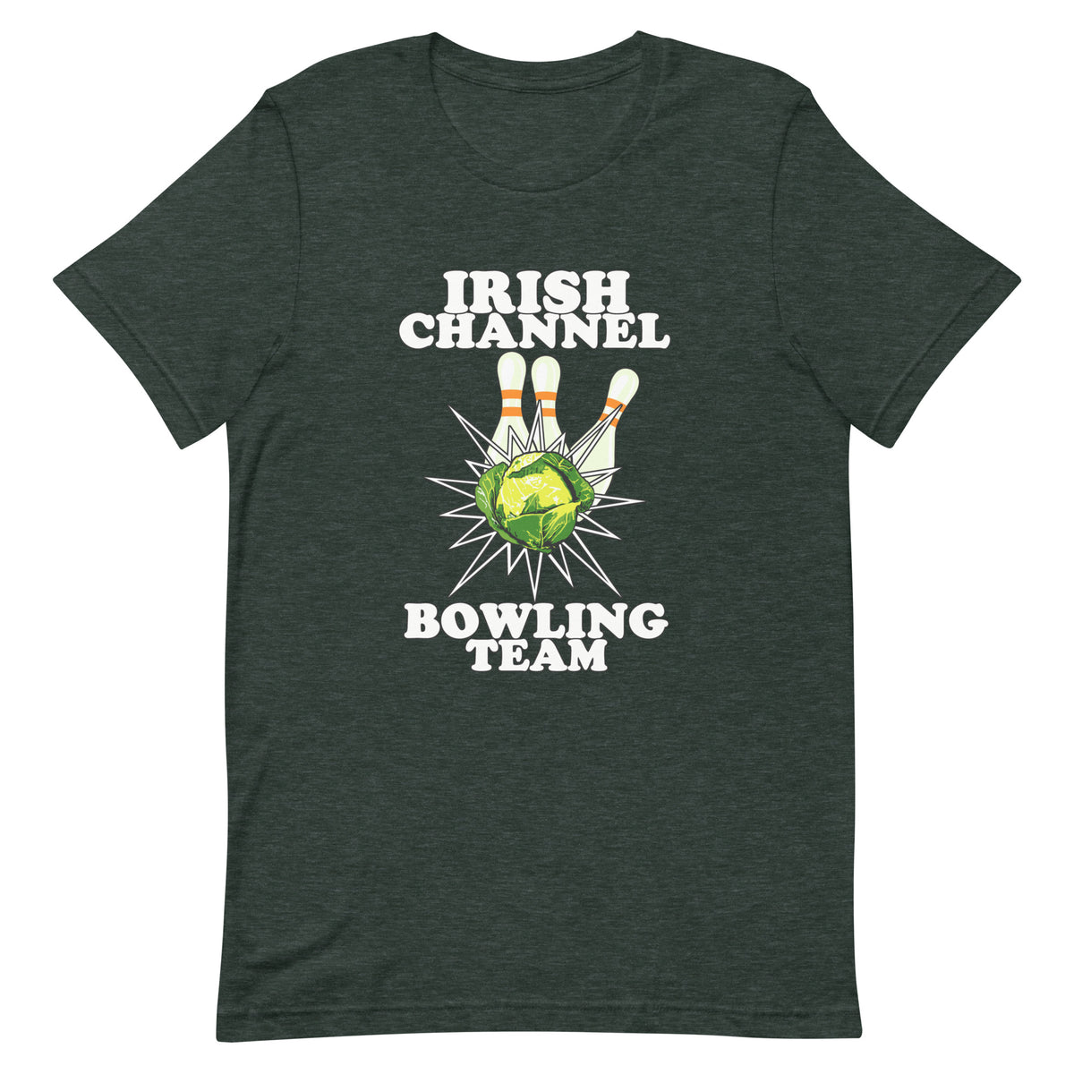 Irish Channel Cabbage Bowling Team Unisex T-Shirt - NOLA REPUBLIC T-SHIRT CO.
