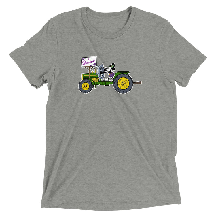Steamboat Float #1 Tractor Unisex Tri-blend T-Shirt - NOLA REPUBLIC T-SHIRT CO.