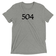 504 Black &amp; Gold Football Unisex Tri-blend T-Shirt