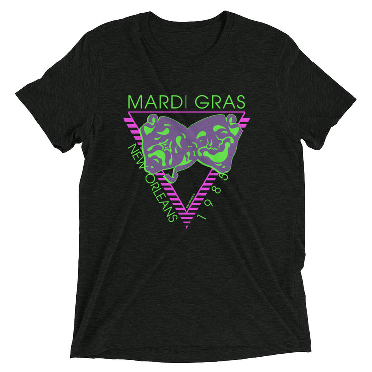 Retro Mardi Gras New Orleans 1985 Unisex Tri-blend T-Shirt - NOLA REPUBLIC T-SHIRT CO.