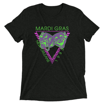 Retro Mardi Gras New Orleans 1985 Unisex Tri-blend T-Shirt