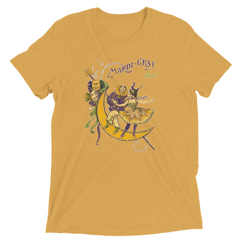 Vintage 1916 New Orleans Mardi Gras Triblend T-Shirt