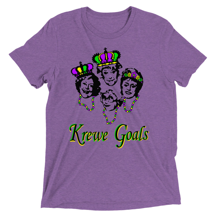 Golden Krewe Goals Mardi Gras Unisex Short-Sleeve T-Shirt - NOLA REPUBLIC T-SHIRT CO.