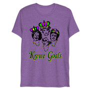 Golden Krewe Goals Mardi Gras Unisex Short-Sleeve T-Shirt