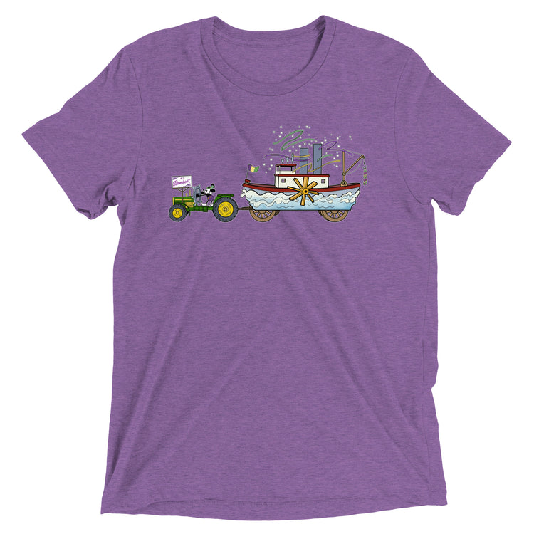 Steamboat Float #1 Unisex Tri-blend T-Shirt - NOLA REPUBLIC T-SHIRT CO.