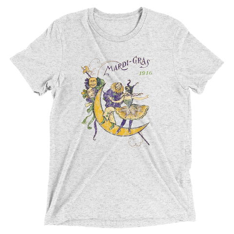 Vintage 1916 New Orleans Mardi Gras Triblend T-Shirt