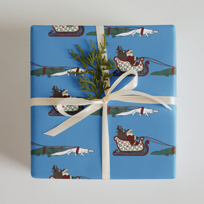 Rouxdolph's Sleigh Ride Wrapping Paper Sheets