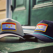 NOLA Flag Patch Rope Hat - NOLA REPUBLIC T-SHIRT CO.