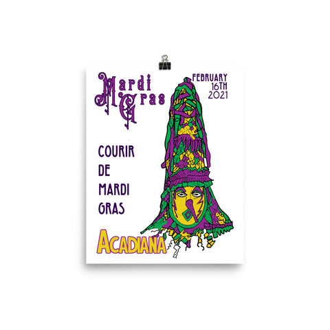 Courir De Mardi Gras 2021 Poster - NOLA T-shirt, New Orleans T-shirt