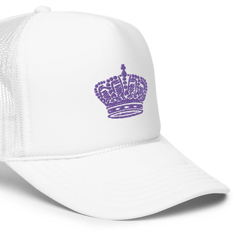 Mardi Gras Crown Foam Trucker Hat