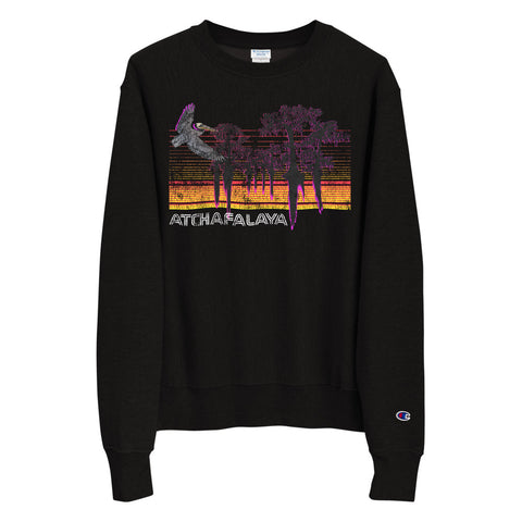 Retro Atchafalaya Unisex Champion® Sweatshirt