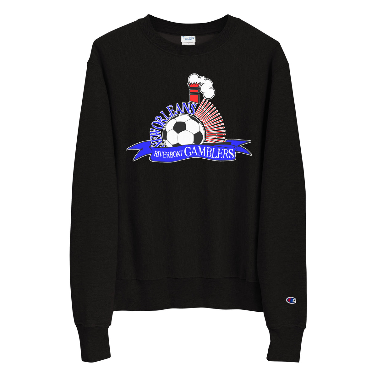 Retro New Orleans Riverboat Gamblers F.C. 1993 Champion® Sweatshirt - NOLA REPUBLIC T-SHIRT CO.