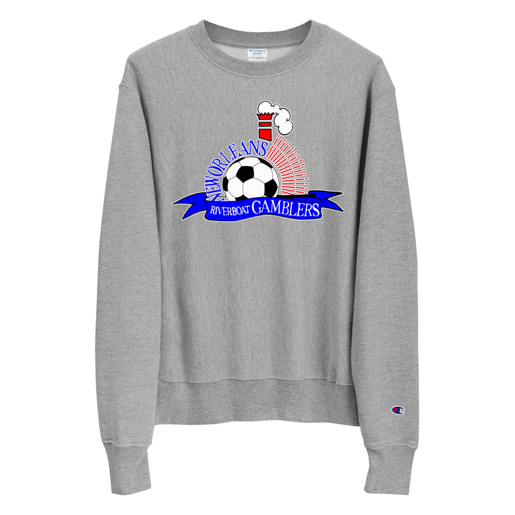 Retro New Orleans Riverboat Gamblers F.C. 1993 Champion® Sweatshirt - NOLA REPUBLIC T-SHIRT CO.